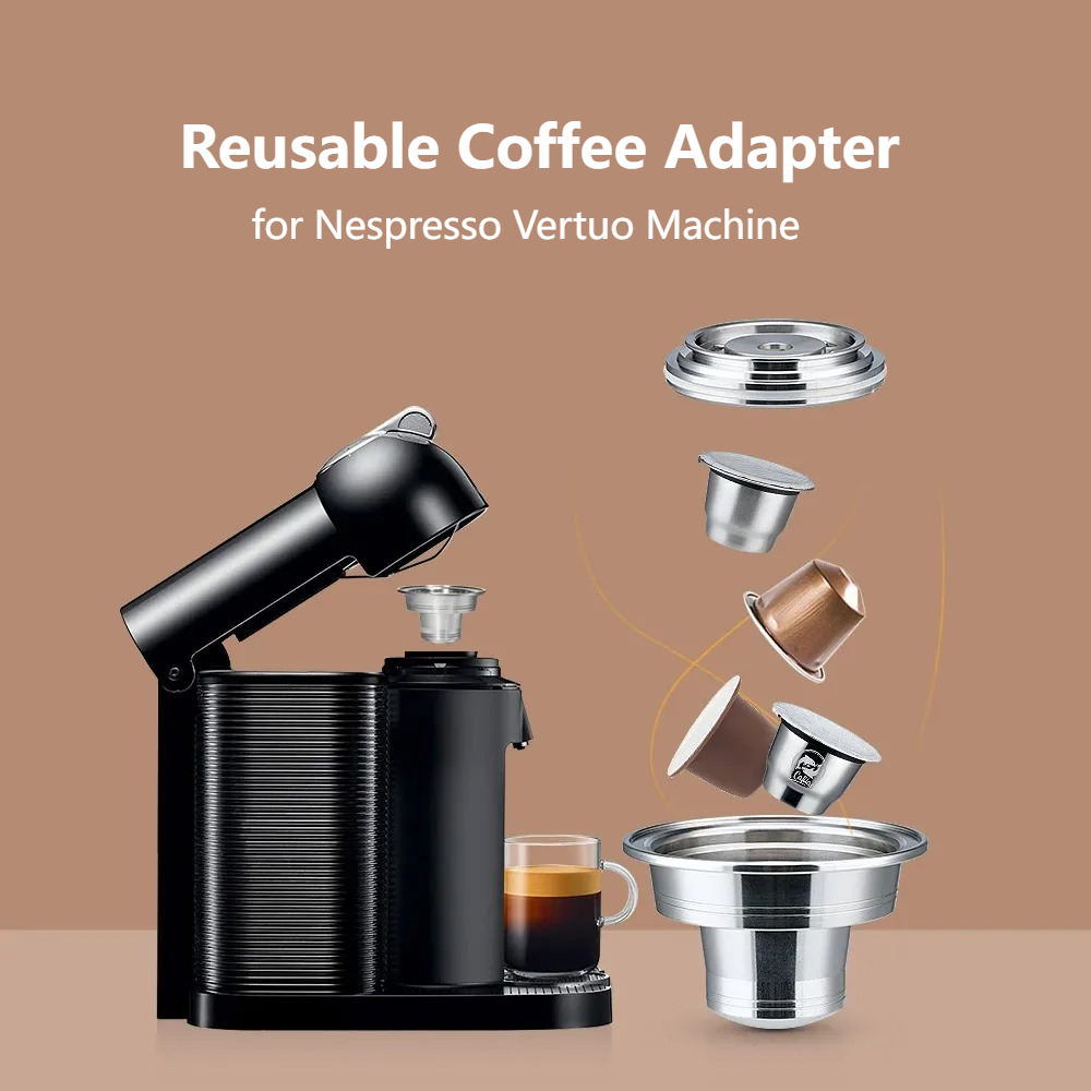 Delonghi Espresso Magnifica - Adapter do kapsułek, filtr, wielorazowy konwerter