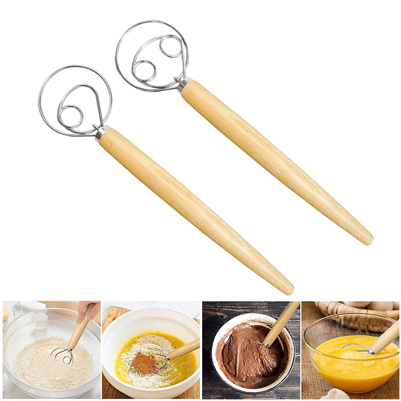 Danish Pancake Pan - Duża ręczna duńska trzepaczka do ciasta