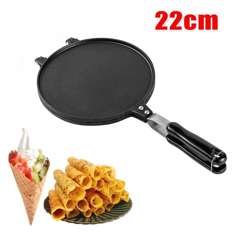 Waffle Cone Maker - 22cm Nieprzywierająca gofrownica do jajek Patelnia