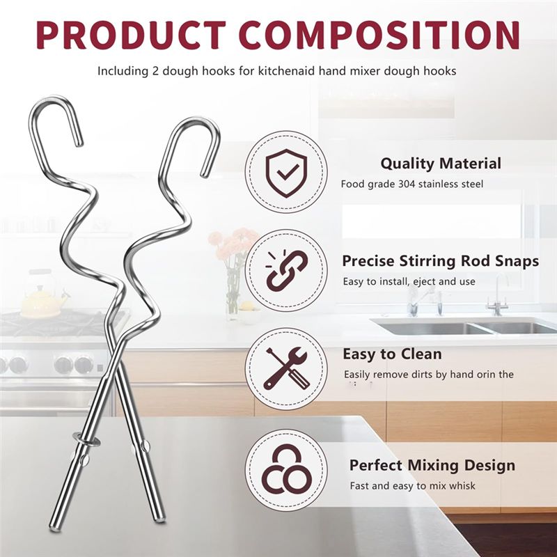 Hak do ciasta A23E do miksera  – Kitchenaid Mixer Hand Mixer recenzja i cena