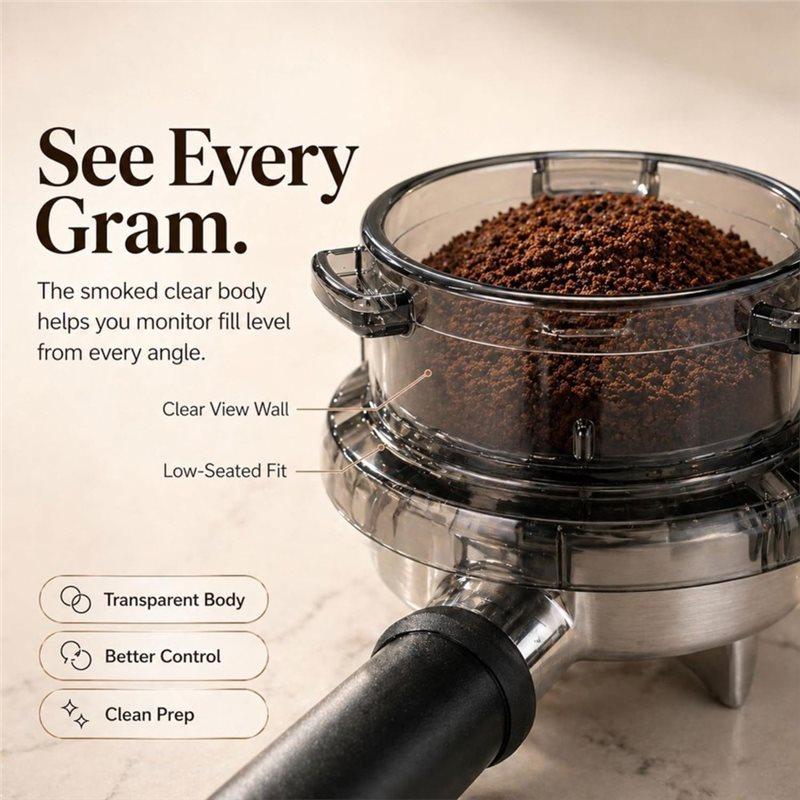 Lejek dozujący A65T-Twist-Lock – Breville Espresso Barista Touch recenzja i cena