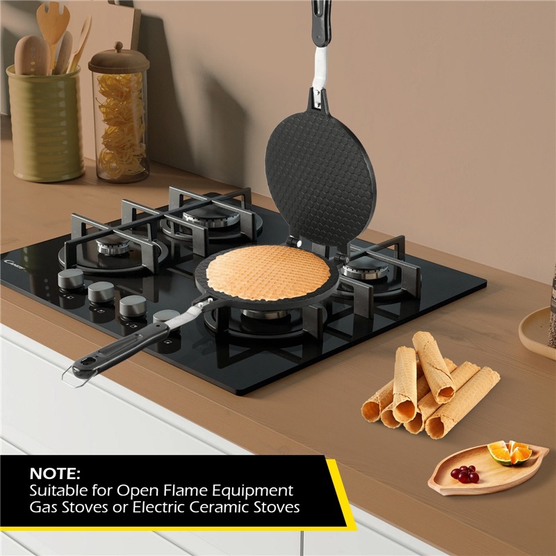 22cm Nieprzywierająca gofrowni – Waffle Cone Maker recenzja i cena
