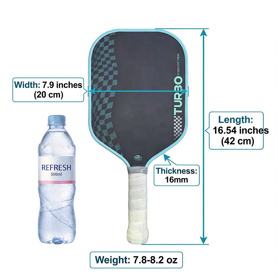 Rakietka do pickleballa TURBO  – Crepe Pan Carbon recenzja i cena